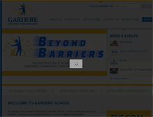 Tablet Screenshot of gardereschool.com